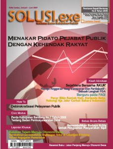sampul dpn SOLUSI.exe Edisi kedua Jan-Jun 2007