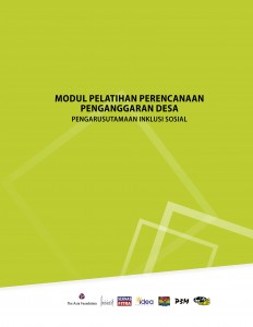Modul Pelatihan Perencanaan Penganggaran Desa, Pengarusutamaan Inklusi Sosial
